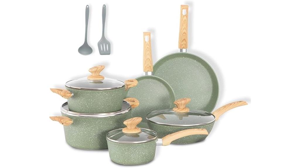 12 piece nonstick cookware set