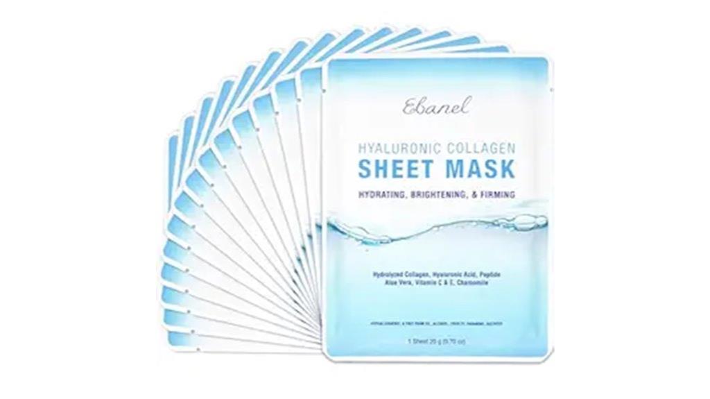 15 pack collagen face masks