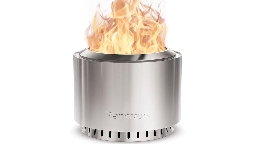 22 inch smokeless fire pit