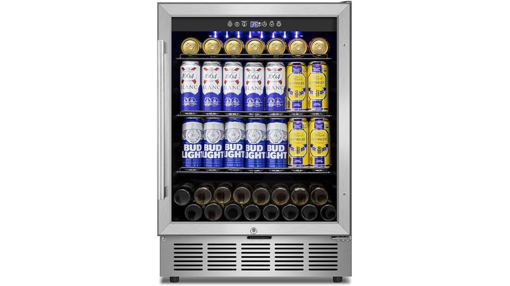 24 inch beverage drink fridge