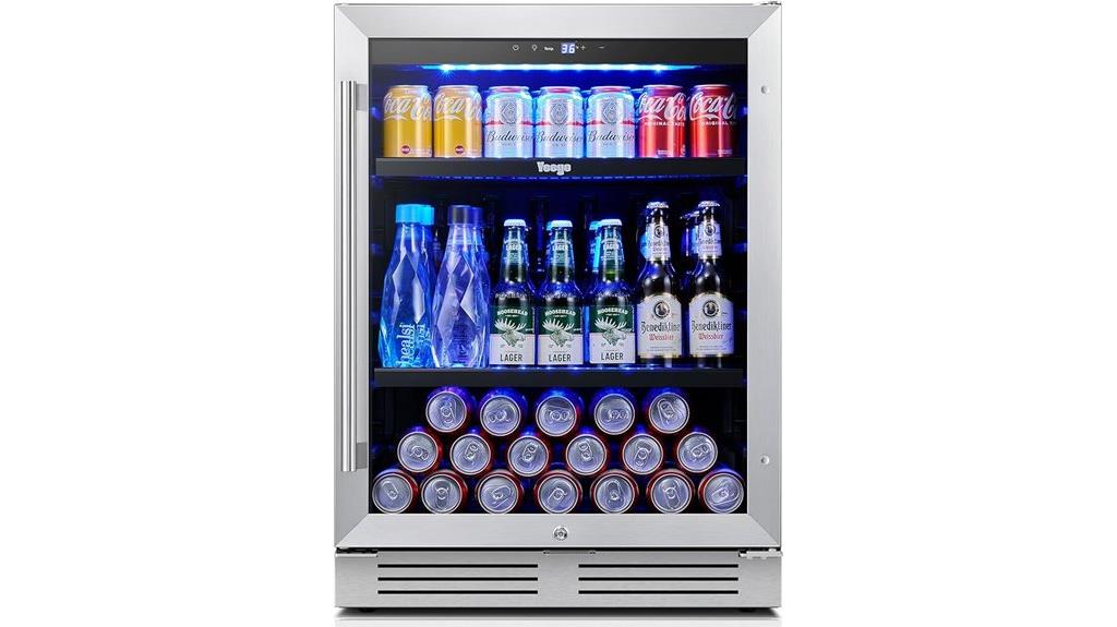 24 inch beverage fridge