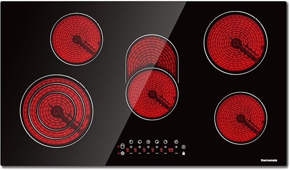 36 inch electric cooktop