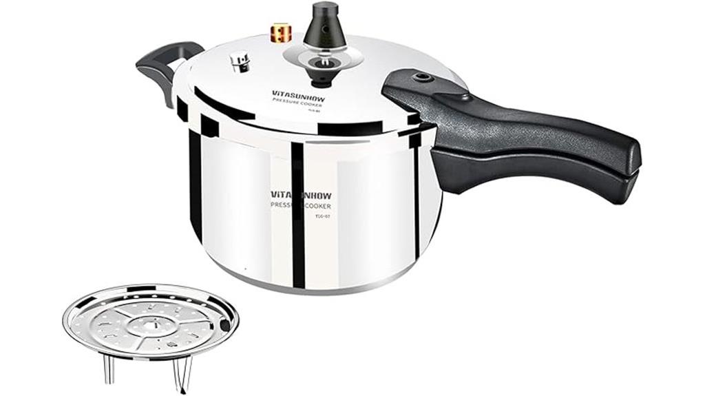 7 liter stainless steel cooker