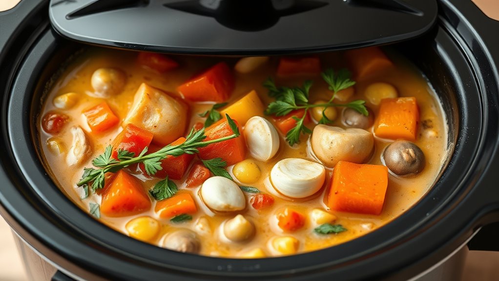 add ingredients at proper timing