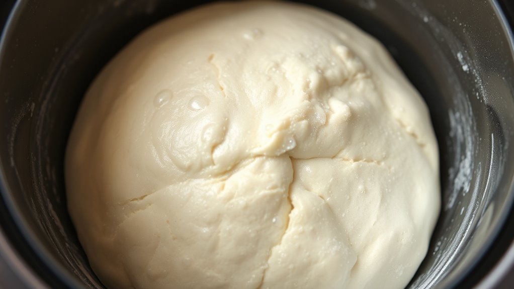 adjust dough consistency carefully