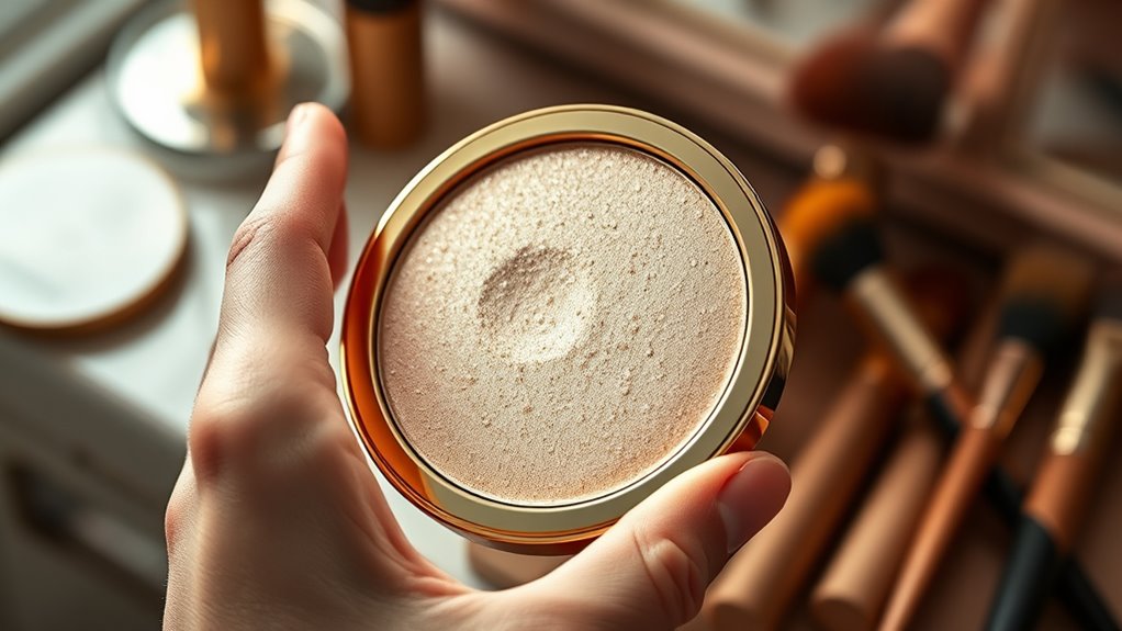 apply and blend highlighter