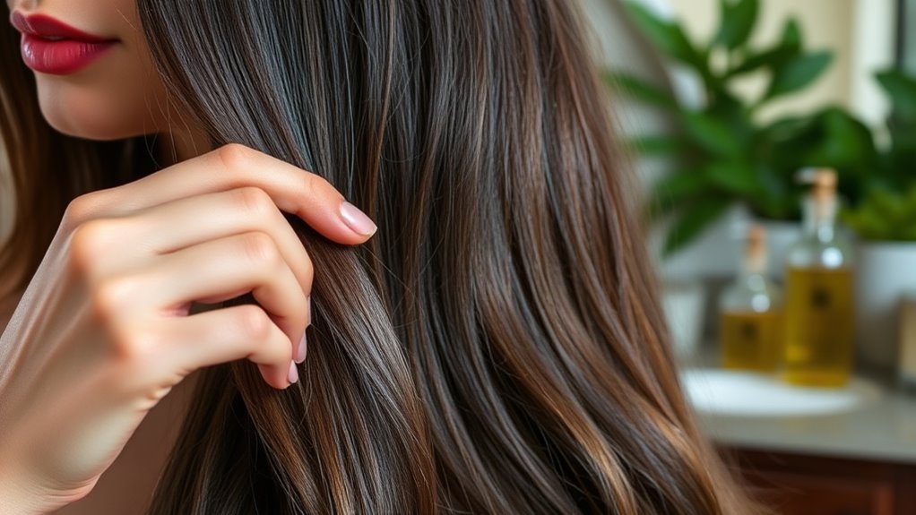 apply hair oil properly