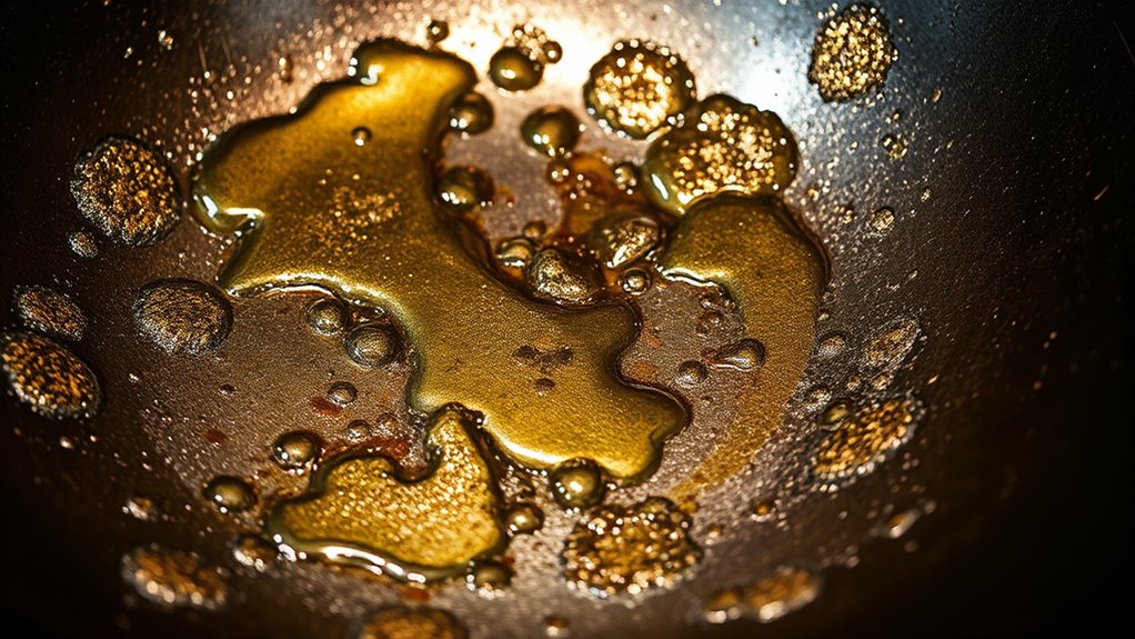 apply oil evenly thin