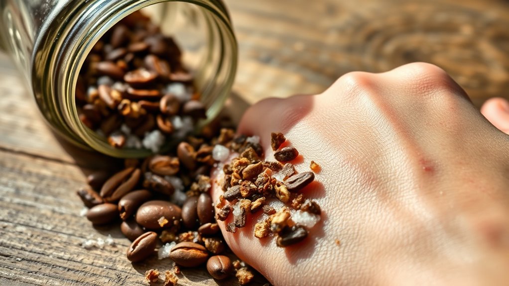 avoid abrasive physical scrubs