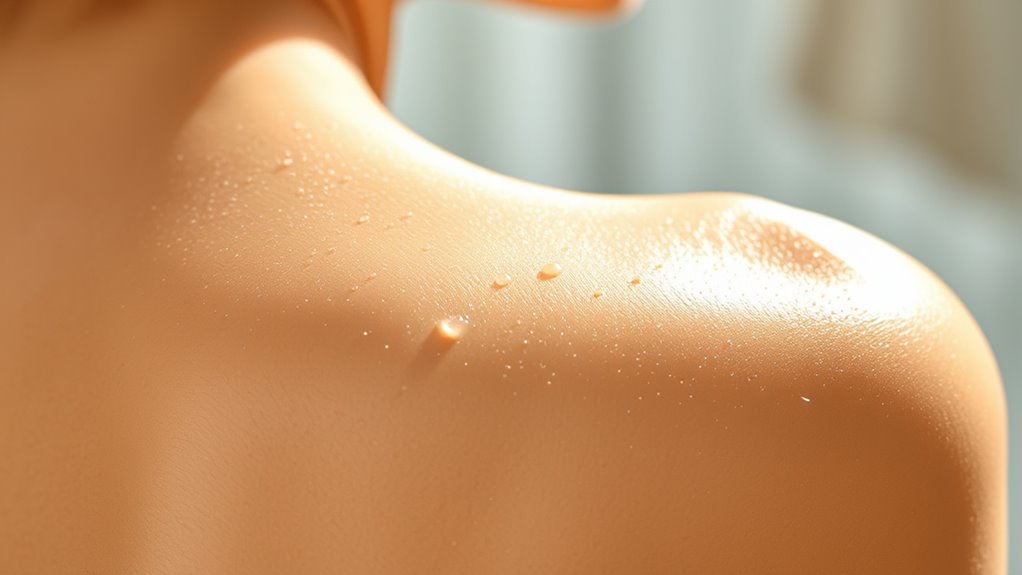 avoid excessive moisturizer use