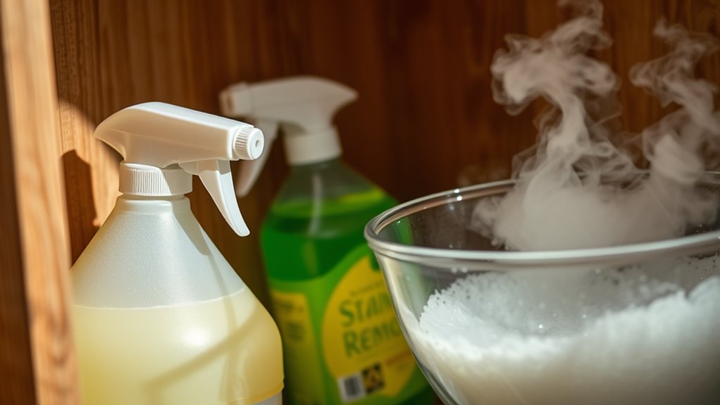 avoid mixing cleaning chemicals