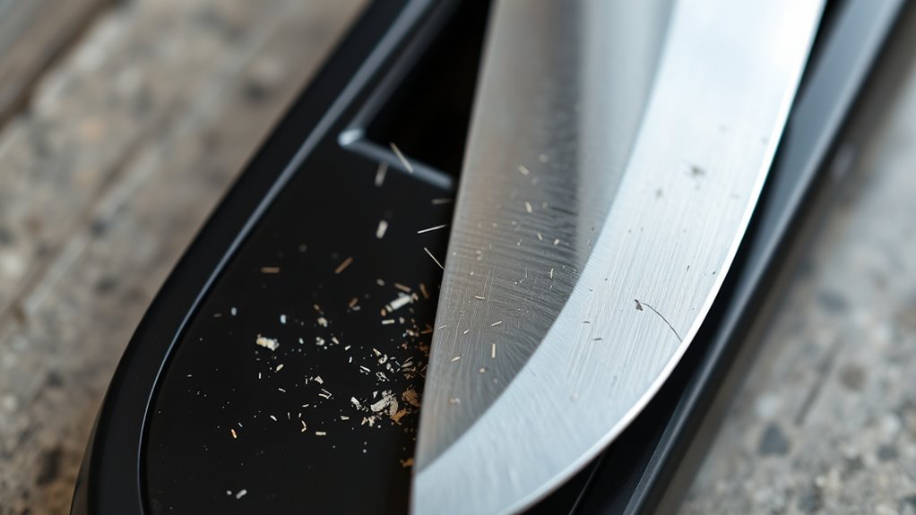 avoid relying solely on electric sharpeners