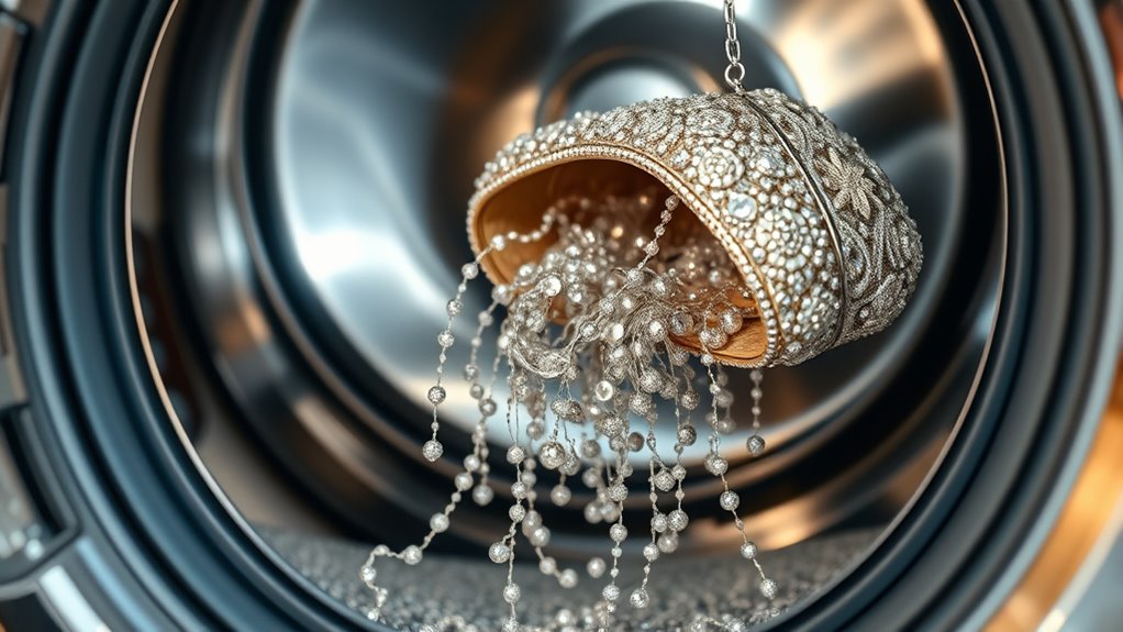 avoid washing embellished garments