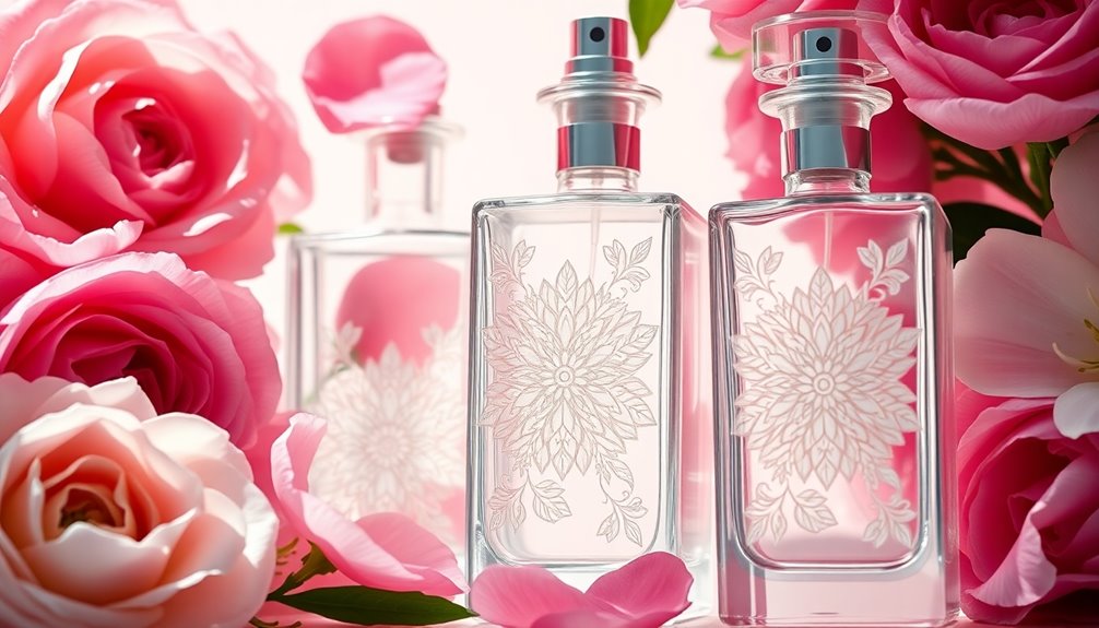 balanced lasting floral perfume
