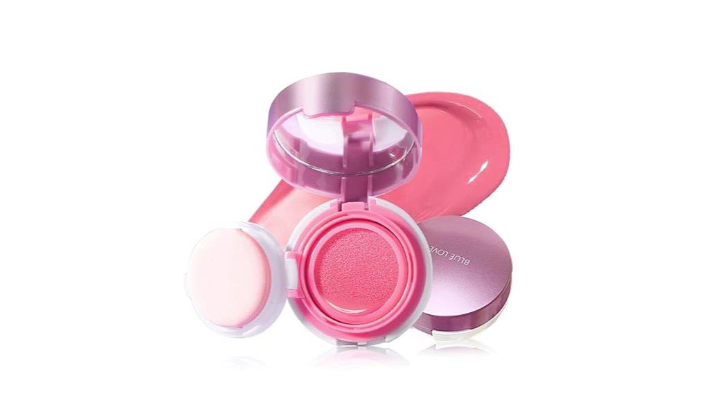 blue love radiant blush