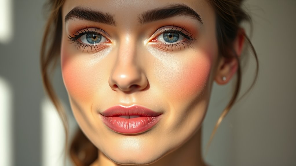 blush placement for lift