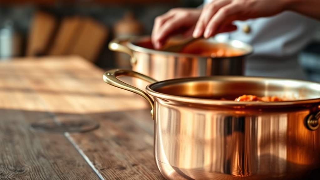 chefs prefer copper cookware