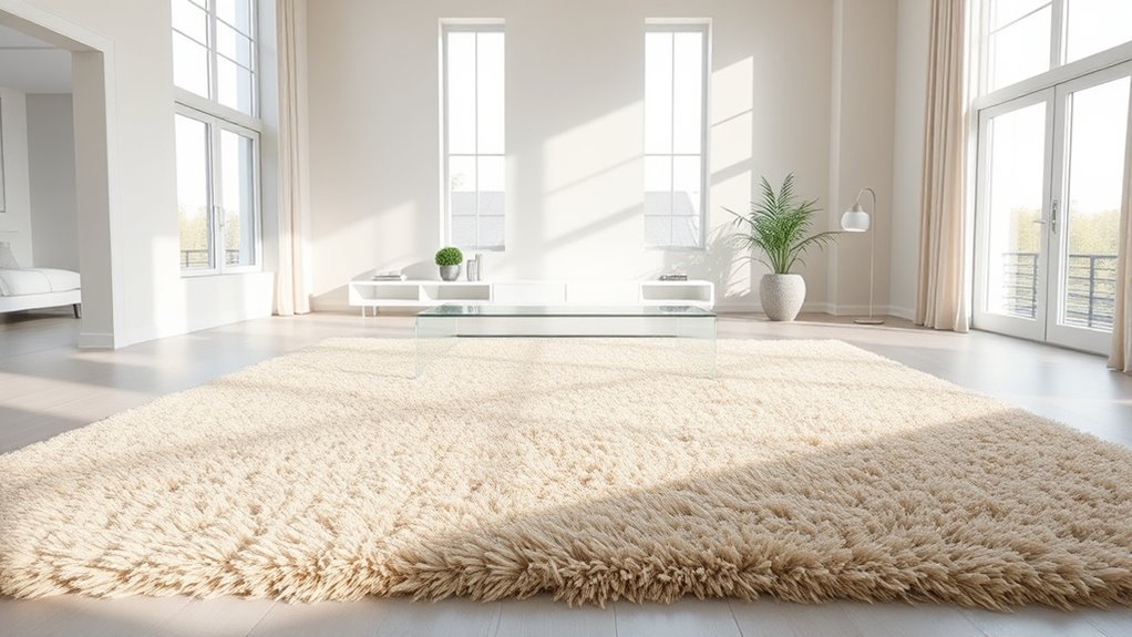 choose room appropriate rug size