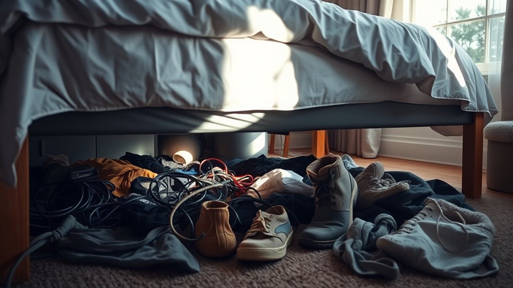 clutter disrupts sleep environment