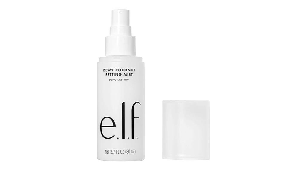 coconut dewy makeup spray