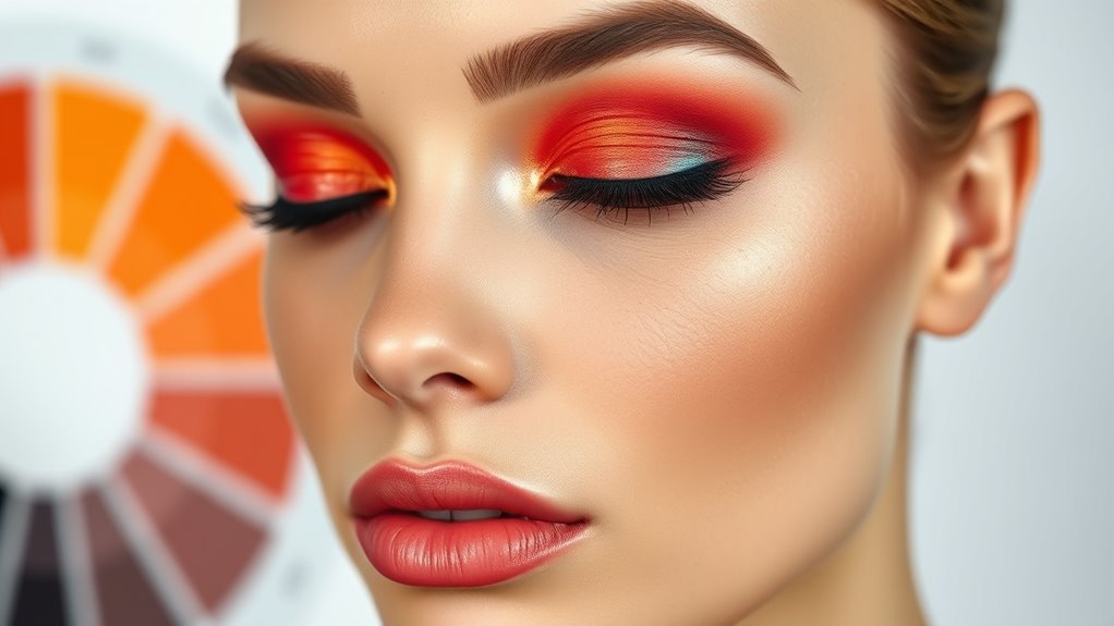 color coordination enhances beauty