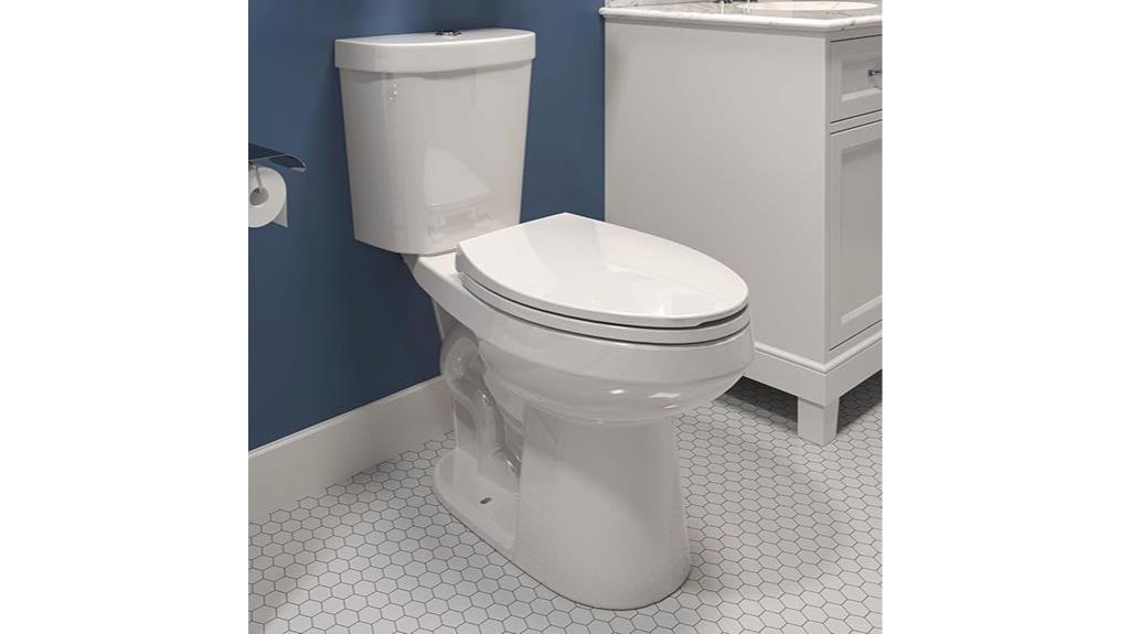 comfortable elongated toilet design