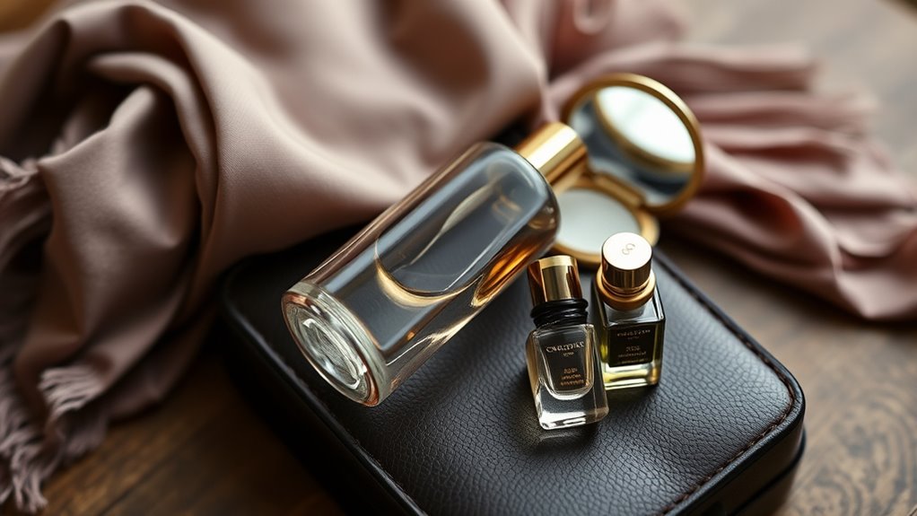 compact portable fragrance solution