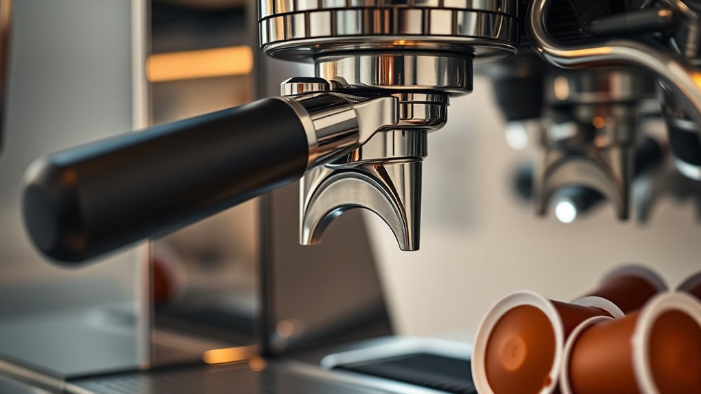 consistent high pressure espresso brewing