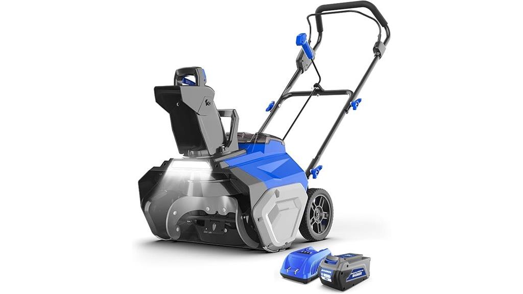 cordless electric snow blower