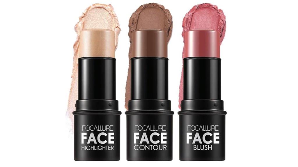 cream contour stick set