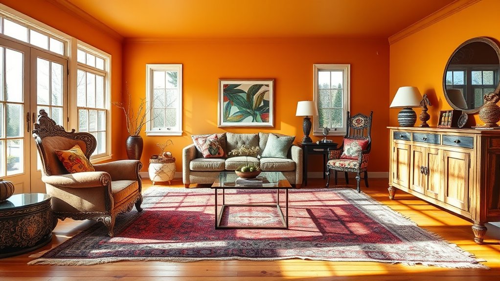 create dynamic visual interest