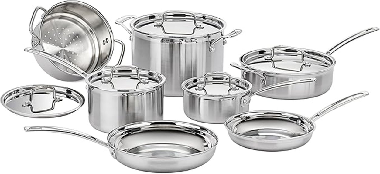 cuisinart 12 piece cookware set