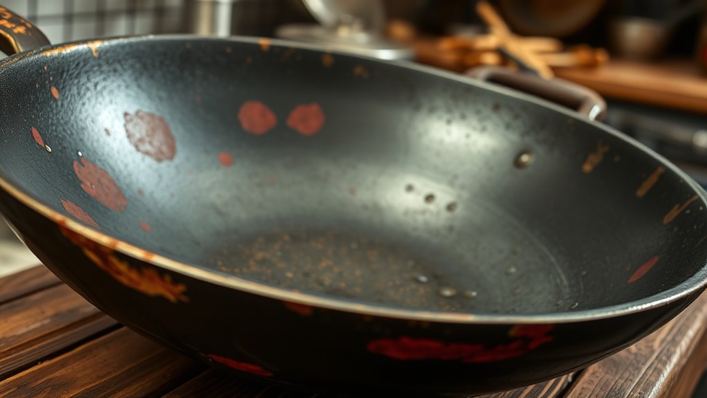 dry oil ventilate wok