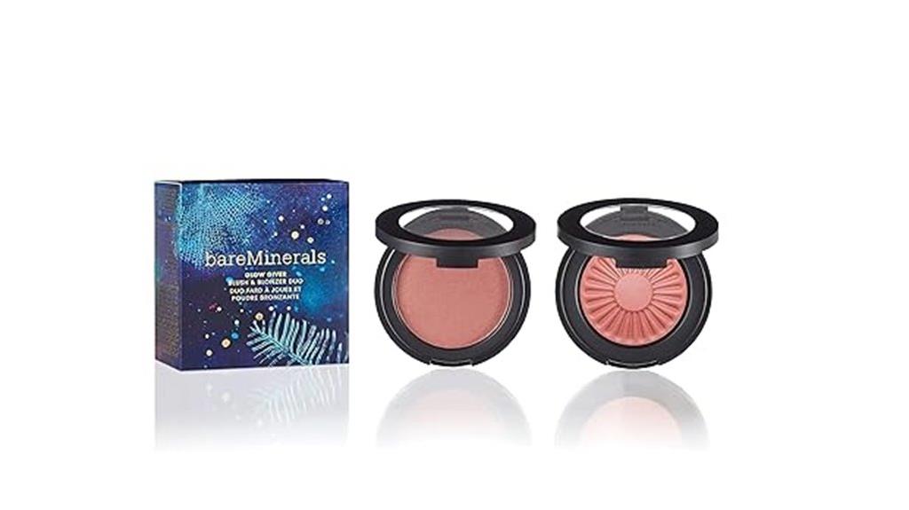 dual blush and bronzer set
