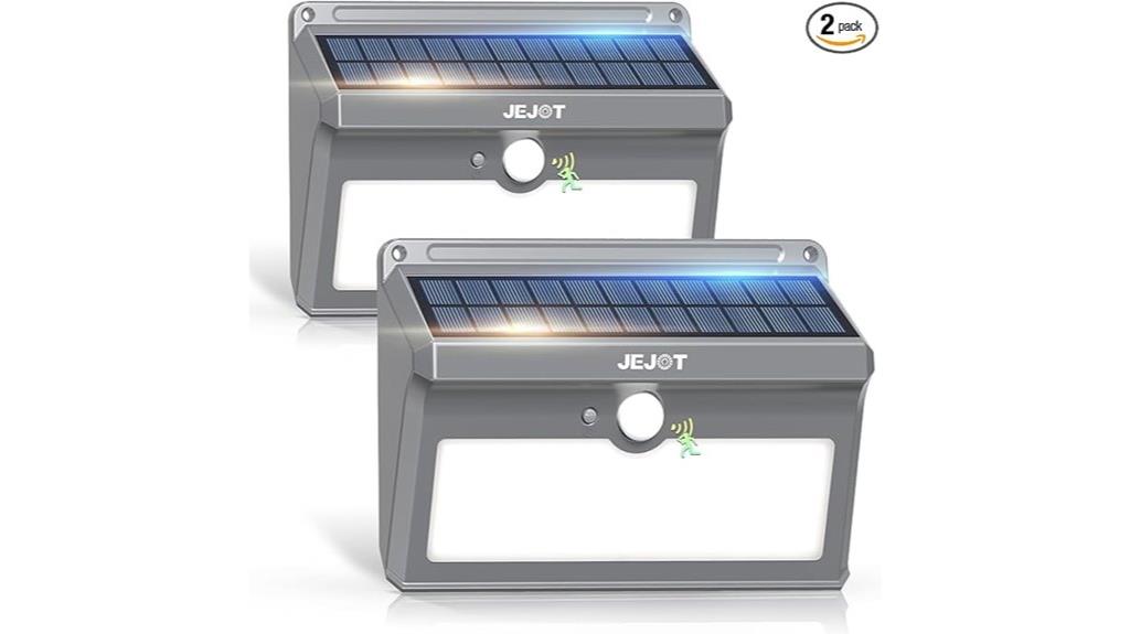 dual solar motion lights