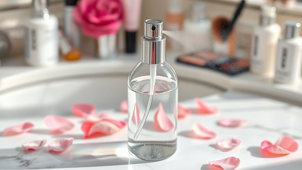 effective makeup preserving spray