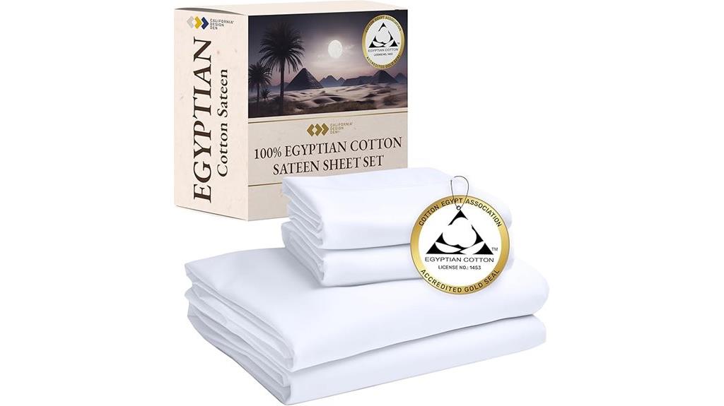 egyptian cotton queen sheets