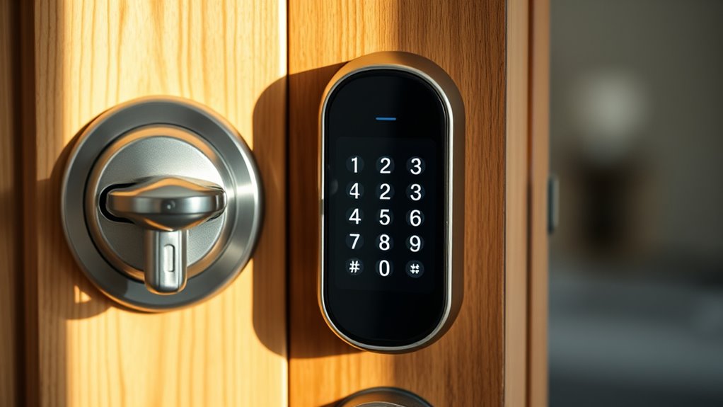 electronic and mechanical lock security