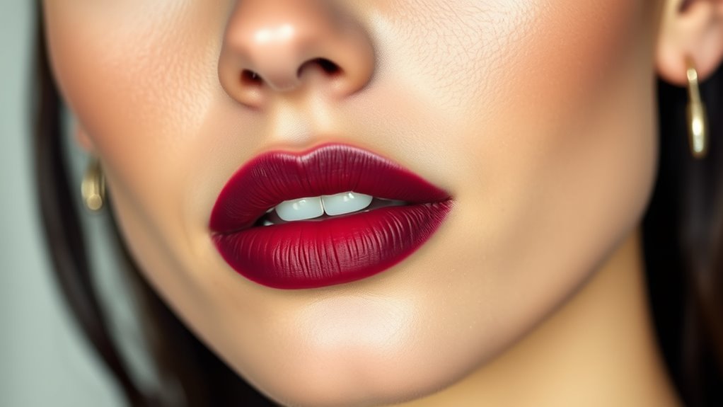 enhance lips with matching shades
