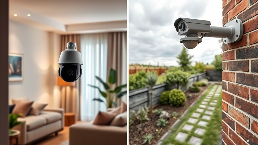 environment specific security camera features