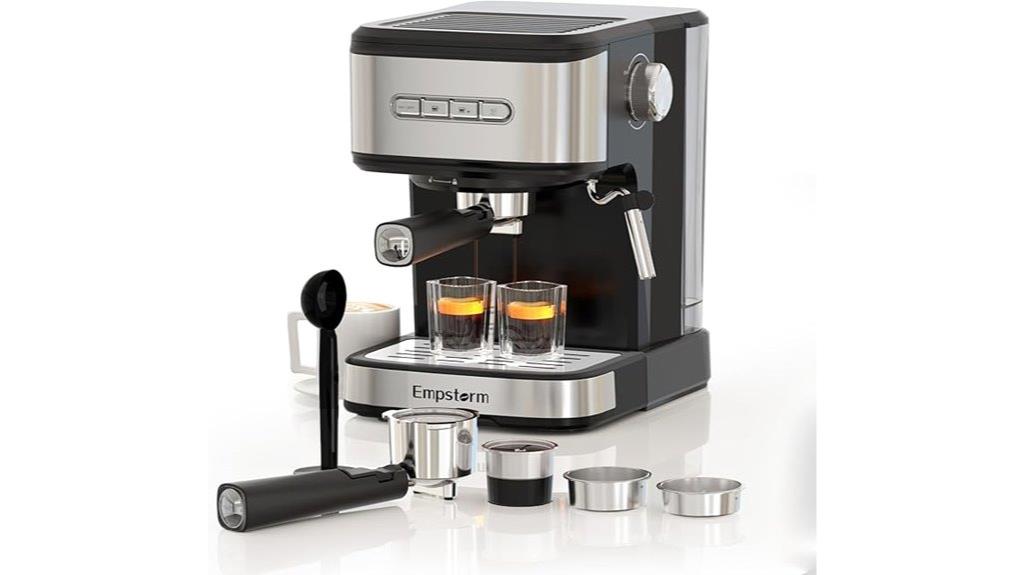 espresso machine with frother