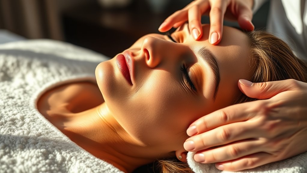facial massage for lifting