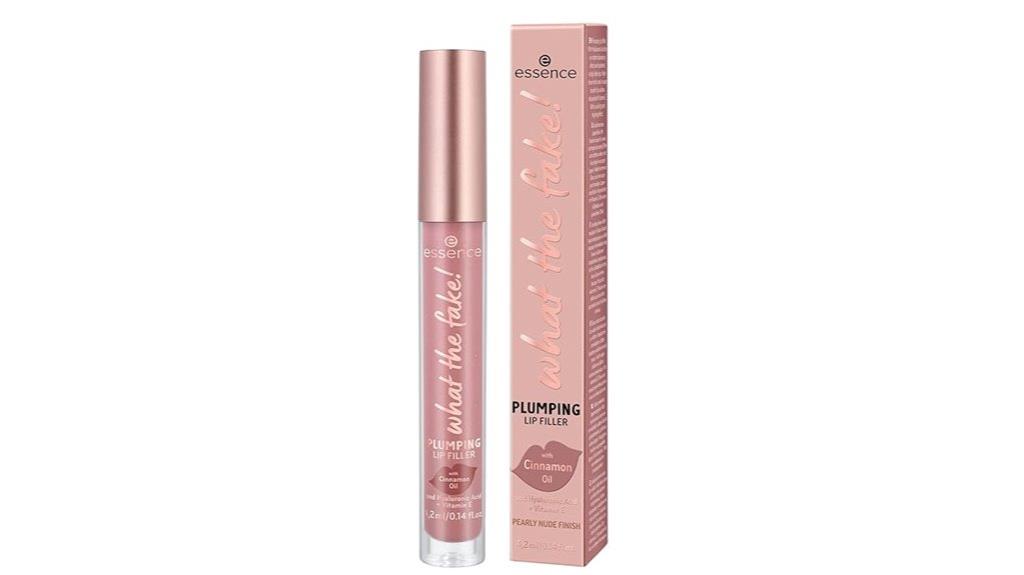 fake plumping lip gloss
