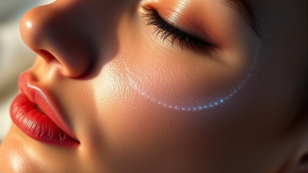 gentle electrical skin stimulation