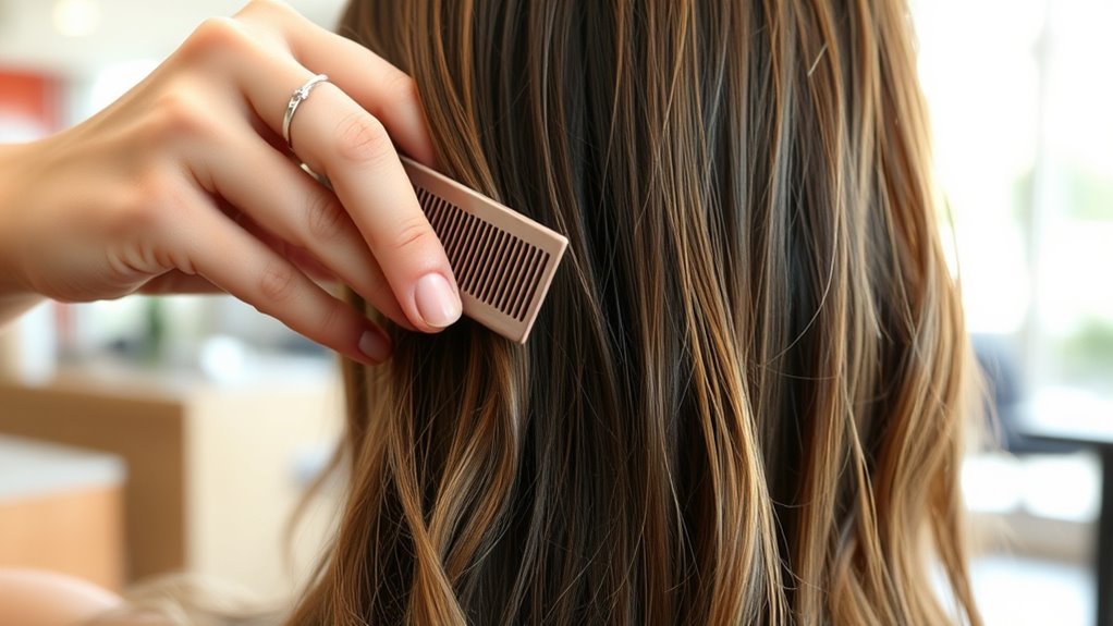 gentle proper detangling technique