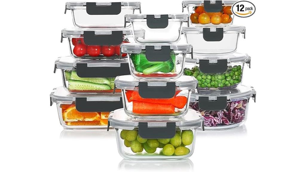 glass containers with lids