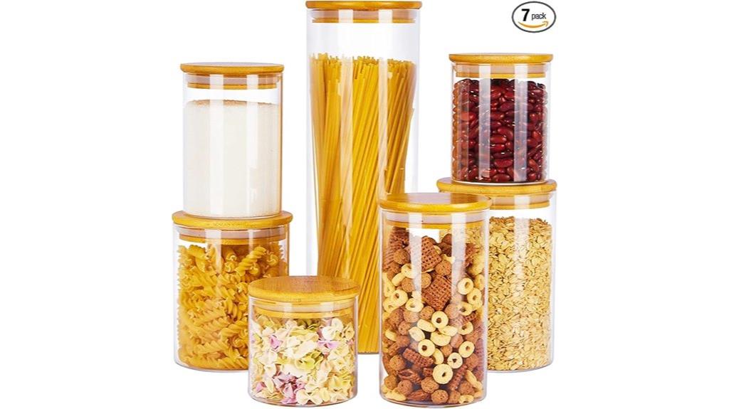glass food storage set