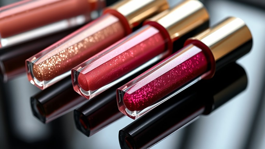 high shine luxurious lip glosses