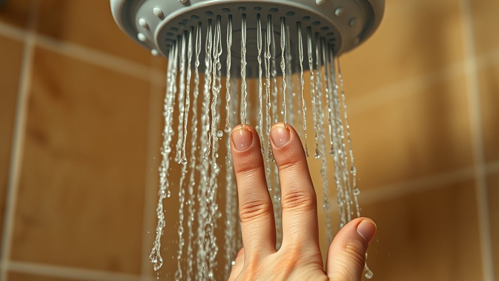 hot shower aging skin