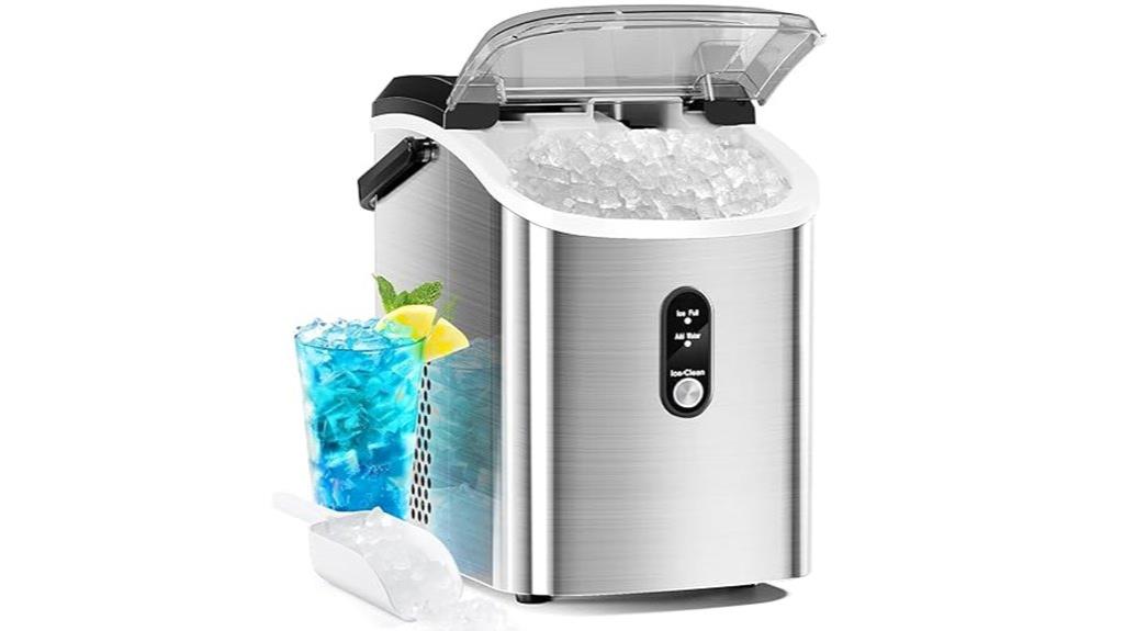 ice maker with basket
